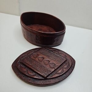 Handcrafted Brown Decorative Box
